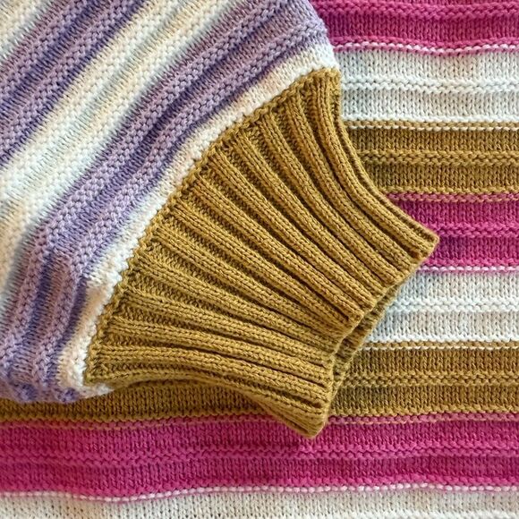 Hem & Thread Multicolor Striped Sweater - Picture 4 of 5